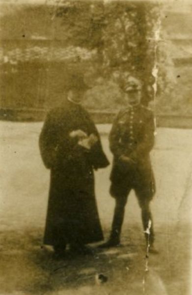 Czesław Maszner z bratem ks Franciszkiem Masznerem. 