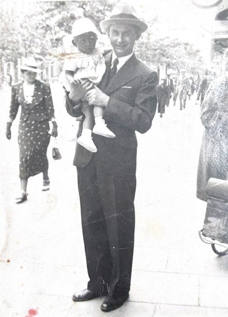 Bolesław Łuczak z c&oacute;rką Magdą