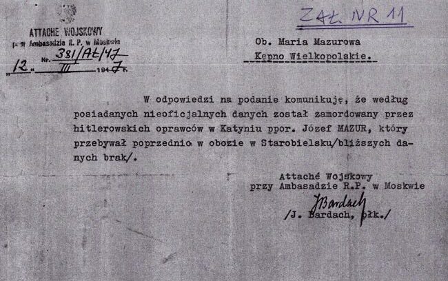 Stefan Mazur informacja z Moskwy.