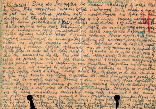 List ze Starobielska od Feliksa Melosika.