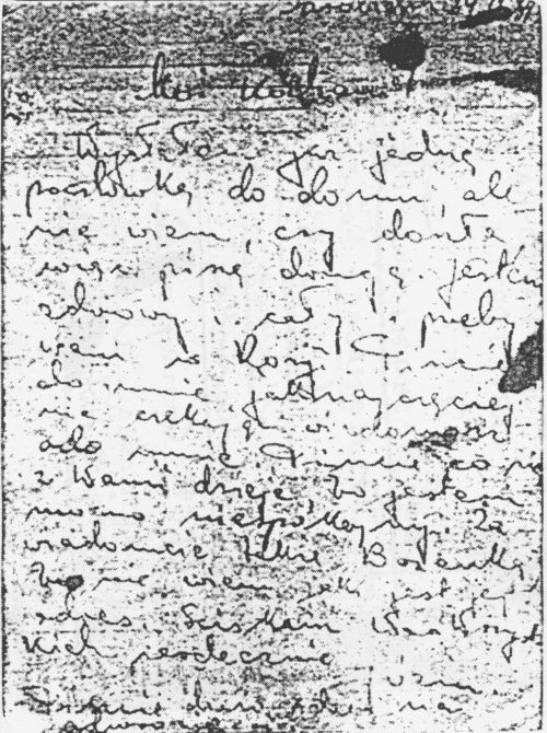 List ze Starobielska J&oacute;zefa Mielcarzewicza z dnia 29 grudnia 1939 roku. 