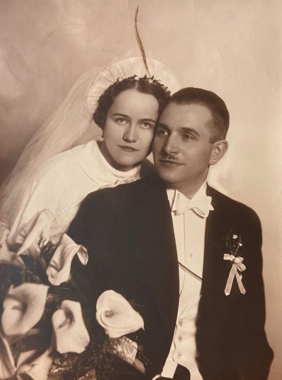 Ślub Ireny i Józefa Nowak, marzec 1936 rok