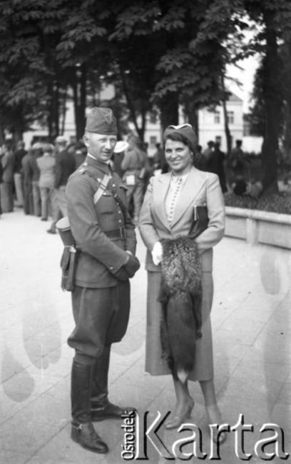 Stanisław Owsianny z żoną Janiną.