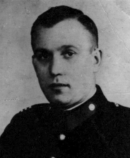 Jan Pawlak w mundurze