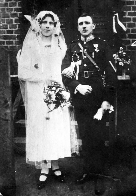 Ślub Stanisława Pięty z Cecylią Kaczmarek