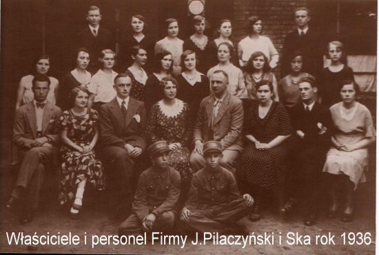 Pracownicy J. Pilaczyńskiego Bydgoszcz 1936