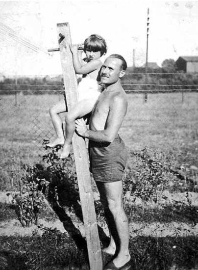 Piotr Pininski z c&oacute;rką Marią