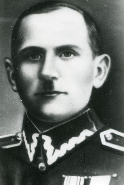 Jan Pluciński w mundurze