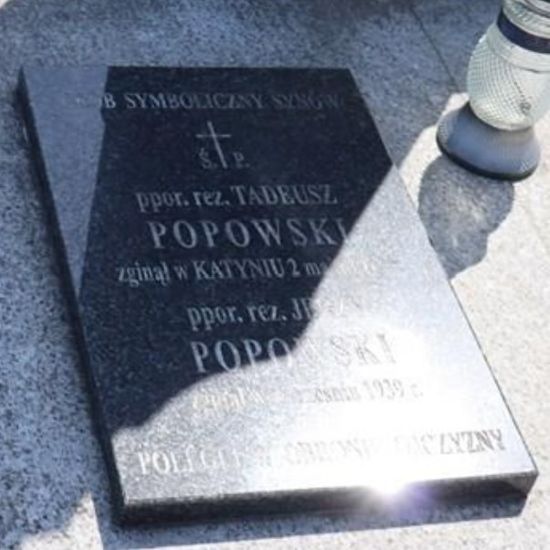 Tadeusz Popowski - grób symboliczny.