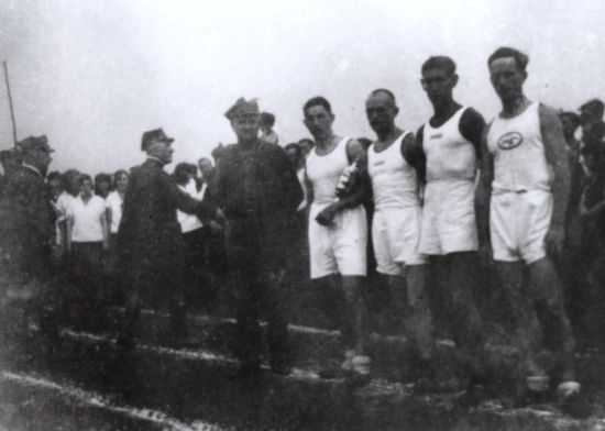 Sztafeta 4x100m Wincenty Pujanek z kolegami