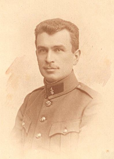 Kazimierz Rabski w mundurze, wrzesień 1919 roku