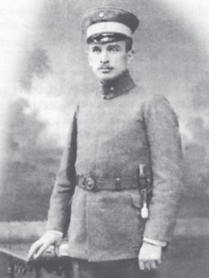 Kazimierz Rabski w mundurze