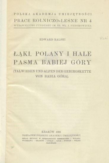 Książka Edwarda Ralskiego