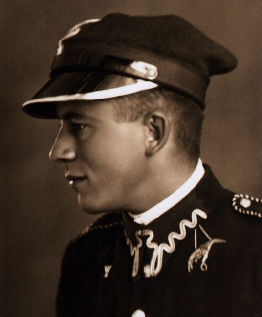 Jan Bernard Rejecki w mundurze.