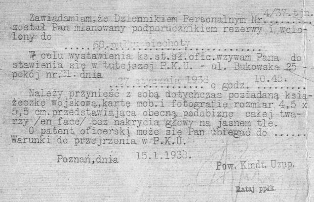 Dziennik personalny Władysława Rudnera