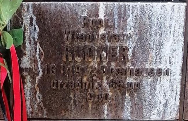 Władysław Rudner tabliczka katyńska.