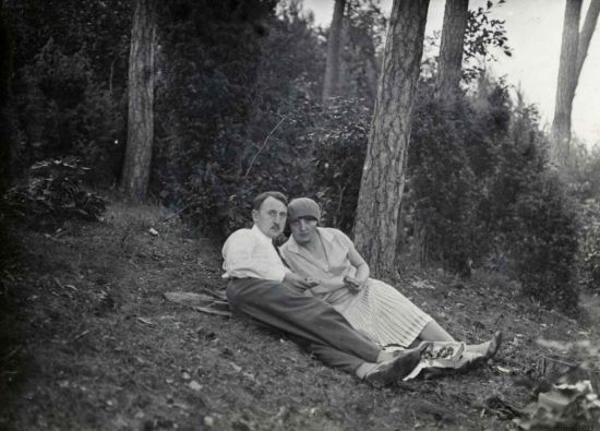 Władysław Rudnicki z żoną.