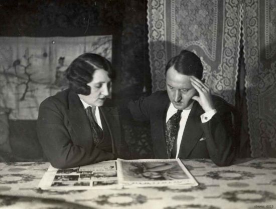 Władysław Rudnicki z żoną.