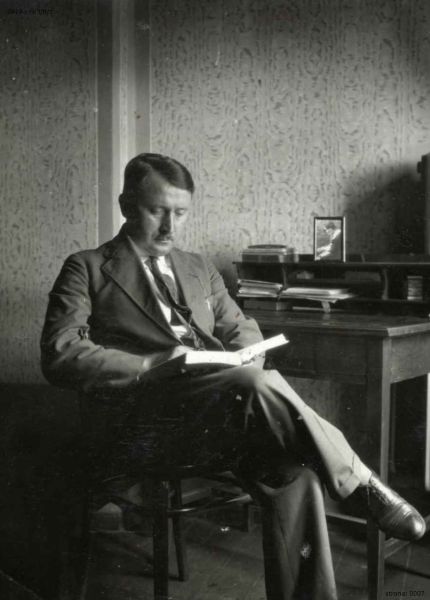 Władysław Rudnicki w domu w Poznaniu