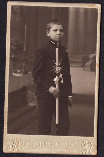 Bolesław Rutyński, fotografia komunijna