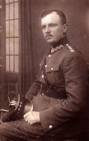 Roman Rymsza w mundurze