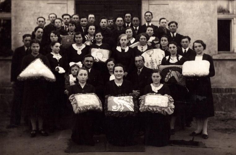 Kurs w szkole w Bronikowie, kierownik Stefan Rysmann