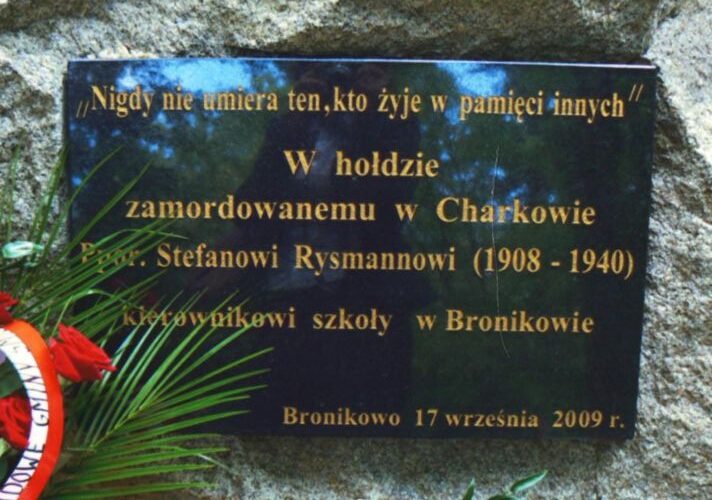 Tablica pamięci Stefana Rysmanna