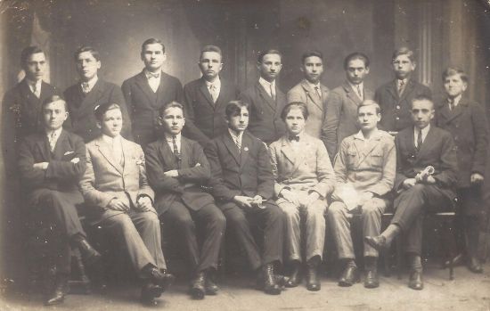 Józef Rzepka w trakcie Seminarium Nauczycielskiego w Krotoszynie 1926 rok