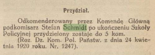 Obwieszczenie dotyczące Stefana Schmidta
