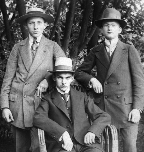 Kazimierz Ściesiński podczas nauki w wągrowieckim gimnazjum.