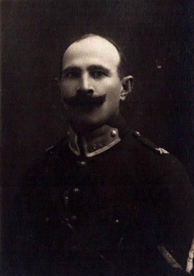 Stanisław Ścigacz w mundurze.