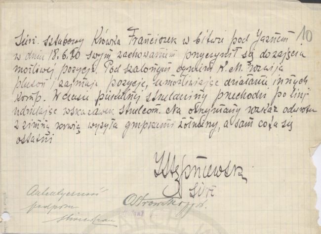 Opinia do wniosku VM Franciszka Sępuchowskiego