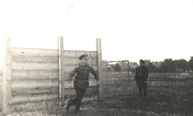 J&oacute;zef Smelkowski w trakcie zawod&oacute;w policyjnych.