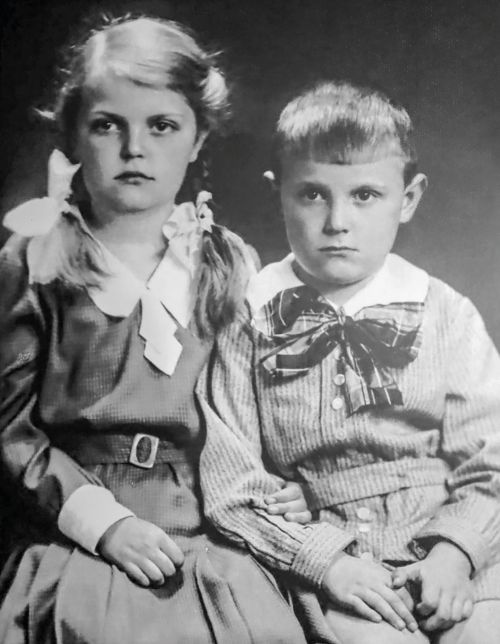 Maria i Jerzy Smorawińscy, dzieci Mieczysława Smorawińskiego