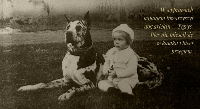 C&oacute;rka Kazimierza Starkowskiego Maria z psem 