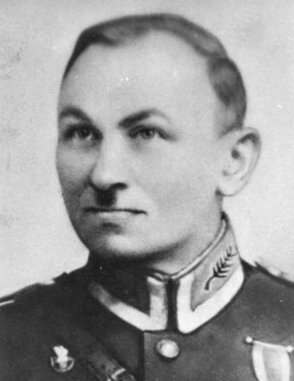 Stanisław Strzecha w mundurze