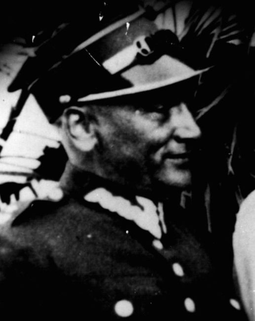 Alfons Stube w mundurze