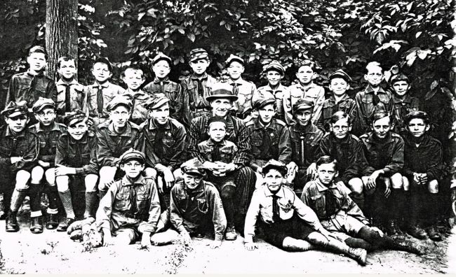 Marian Sypniewski na obozie