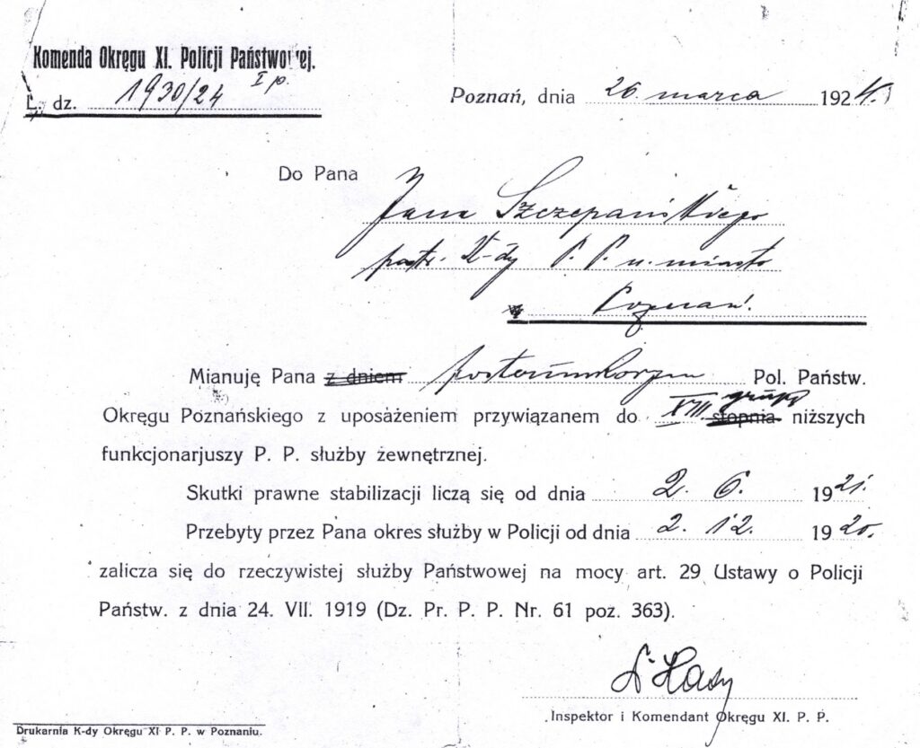 Przeniesienie Jana Szczepańskiego