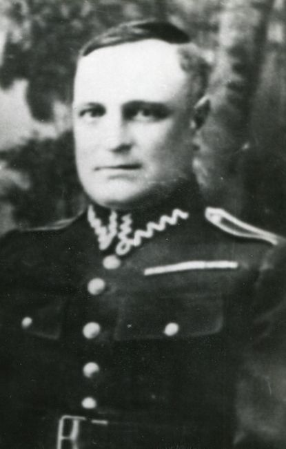 Jan Szczepański w mundurze