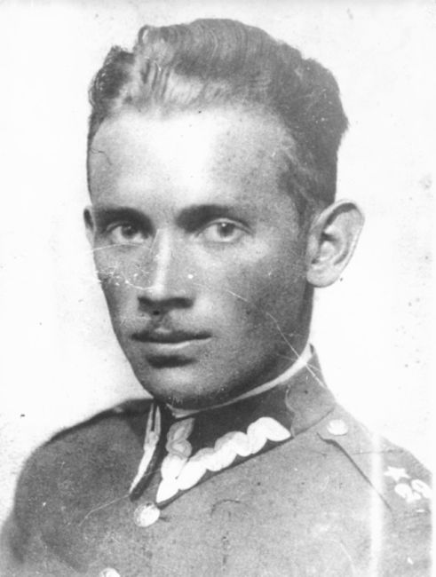 Jan Szmagier w mundurze