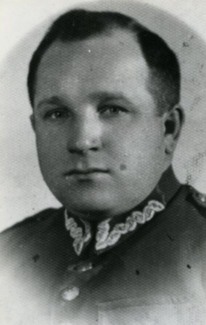 Jan Karol Szukalski w mundurze Wojska Polskiego