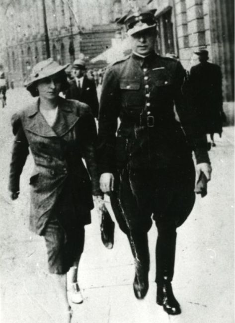 Maksymilian Szulczyński z żoną Marią.