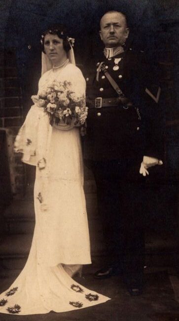 Jan Kanty Szymański na ślubie z Karoliną