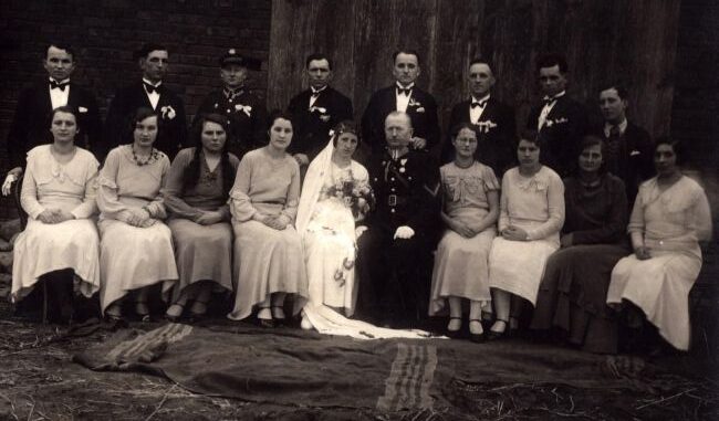 Jan Kanty Szymański, ślub z Karoliną 1936 rok