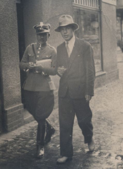 Kazimierz Szymański w mundurze