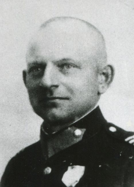 Piotr Szypura w mundurze