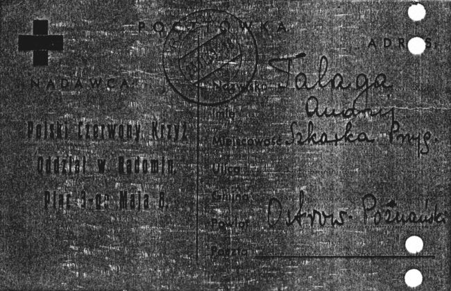 Franciszek Talaga informacja z PCK