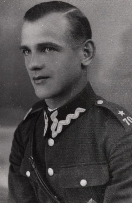 Franciszek Talaga w mundurze