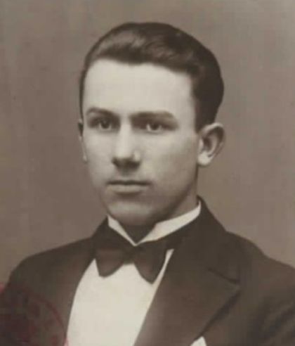 Edmund Terlecki w ubraniu cywilnym